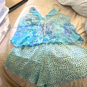 Sleep nighty tank with matching shorts. Brand new, never worn.